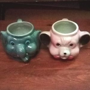 Vintage Ceramic Coffee Mugs